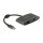 Adapter USB Type-C™ Stecker > HDMI Buchse (DP Alt Mode) 4K 30 Hz + USB Typ-A + USB Type-C™ PD