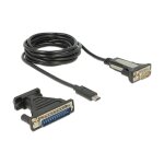 Adapter USB Type-C™ > 1 x Seriell DB9 RS-232 +...