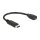 Adapterkabel USB Type-C™ 2.0 Stecker > USB 2.0 Typ Micro-B Buchse 15 cm schwarz