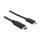 USB2.0 USB Type-C 2.0 Stecker > USB 2.0 Typ Micro-B Stecker 1,0 m schwarz Delock