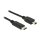 USB2.0 USB Type-C 2.0 Stecker > USB 2.0 Typ Mini-B Stecker 1,0 m schwarz Delock