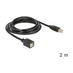 Verlängerungskabel USB 2.0 B Stecker > B Buchse 2 m