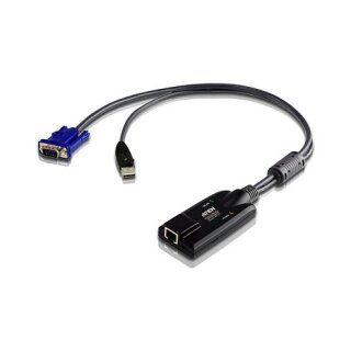 KVM Modules & Accessories USB - VGA to Cat5e/6 KVM Adapter Cable (CPU Module), with Virtual Media Support ATEN
