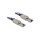 Delock Angeschlossenes externes SCSI (SAS)-Kabel (seriell) - 4x Shielded Mini MultiLane SAS (SFF-8088), 26-polig - 4x Shielded Mini MultiLane SAS