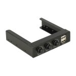 Delock 3.5" Front Panel > 2 x USB 2.0 and fan...