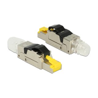 RJ45 Stecker feldkonfektionierbar Cat.6A Metall