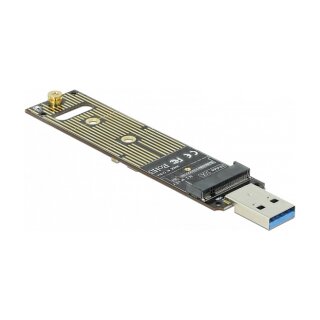 Delock Speicher-Controller M.2 - M.2 NVMe Card - 10 Gbit/s - USB 3.1 (Gen 2)
