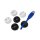 Management Kabelhalter LogiLink SET 6 Stück/3x white/black