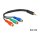 DeLock Videokabel - Component Video - RCA x 3 0,24m Black