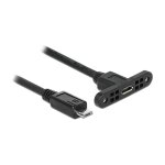 microUSB (ST-ST) Verlängerung 25cm inkl. Befestigung...