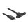 microUSB (ST-ST) Verlängerung 25cm inkl. Befestigung DeLock Black