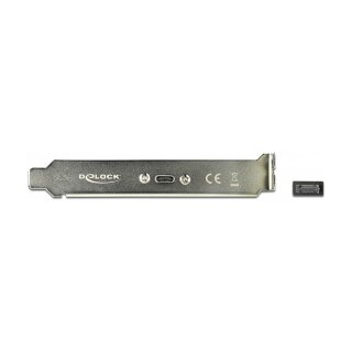 Delock Slot bracket - USB-Konsole - 20-poliger USB 3.1 Header (M)