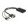 Delock Adapter VGA, DB-15, USB > HDMI