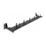 19" LWL Rangierpanel 1 HE schwarz