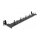19" LWL Rangierpanel 1 HE schwarz
