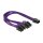 DeLOCK 8-polig (6+2) > 6-polig PCIe (ST-BU) 30cm Purple
