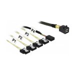 DeLock Mini SAS HD SFF-8643 > 4 x SATA 7 Pin +...