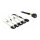DeLock Mini SAS HD SFF-8643 > 4 x SATA 7 Pin + Sideband 1 m Metall