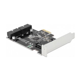 PCI Express x1 Karte zu 2 x intern USB 5 Gbps Pfostenstecker