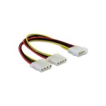 DeLOCK Netz-Splitter 4pol > 2x 4pol (BU-2xST) 11cm