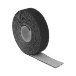 Klettband auf Rolle L 3 m x B 20 mm schwarz