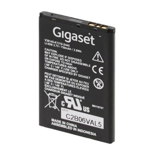 GIGASET LI-ION Akku 3.7V 750mAh fr SL800H Premium 300HX 350H 400H 450H 450HX 78H 610H 750H und UNIFY SL5H SL4 SL6 Professional