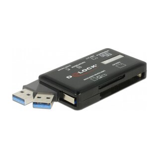 SuperSpeed USB 5 Gbps Card Reader für CF / SD / Micro SD / MS / M2 / xD Speicherkarten