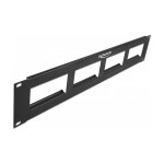 DeLock Patchpanel 19" 2HE mit4x 90,5x45,2mm...