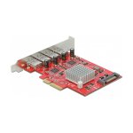 PCI Express x4 Karte zu 4 x extern USB 10 Gbps Typ-A Buchse