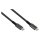 GoodConnections USB-C 2.0 (ST-ST) 1m Anschlusskabel Textilmantel 240W Anthrazit