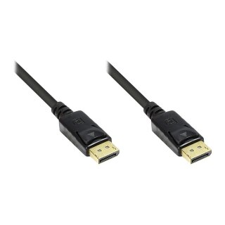 GoodConnections DisplayPort 1.2 (ST-ST) 2m Anschlusskabel 4K 60Hz Schwarz