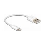Delock USB 2.0 > Lightning (ST-ST) 0,15m Ladekabel...