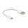 Delock USB 2.0 > Lightning (ST-ST) 0,15m Ladekabel Weiß