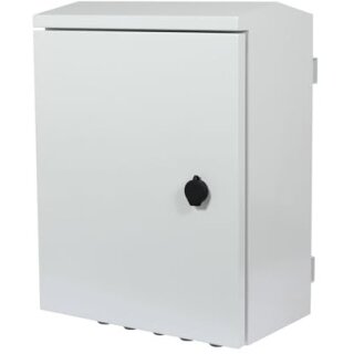 ALLNET DIN-RAIL Wandgehäuse T220mm Lichtgrau IP66 ÜS 16x M25 ALL-DIN-101-AC