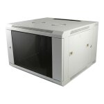 ALLNET Netzwerkschrank 19" 6HE 1-teilig T450mm...