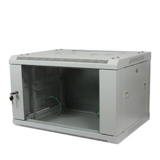 ALLNET Netzwerkschrank 19" 18HE 1-teilig T600mm Lichtgrau zerlegt(Flat Pack) SMA-Serie
