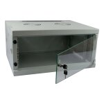 ALLNET Netzwerkschrank 19" 12HE 1-teilig T444/B541mm...