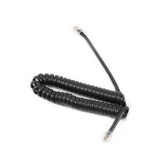 SNOM Ersatzhörerspiralkabel D3XX Blau/Schwarz