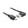 Kabel EASY-USB 2.0 Typ-A Stecker gewinkelt links / rechts > USB 2.0 Typ Mini-B Stecker 0,5 m