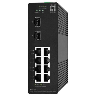 Switch 10x GE IGS-2110 2xSFP. 8xRJ45 Ports sw