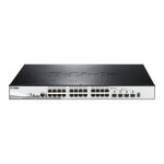 D-Link DGS-1510-28XMP 28-Port Smart Mgd. PoE+ Gigabit Switch