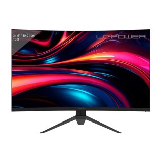 LC-Power 80.01cm (31.5") LC-M32QC Curved-PC-Monitor QHD 16:9