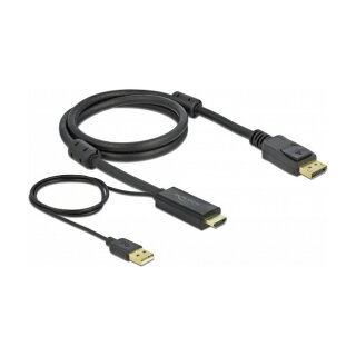 HDMI zu DisplayPort Kabel 4K 30 Hz 1 m