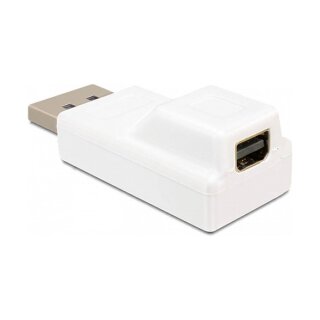 DELOCK Adapter DP-St > DP mini-Bu white