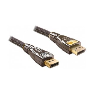DELOCK Kabel DP St-St ger/ger. Premium 1m