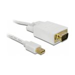 DELOCK Kabel DP mini St > VGA St 3m weiss