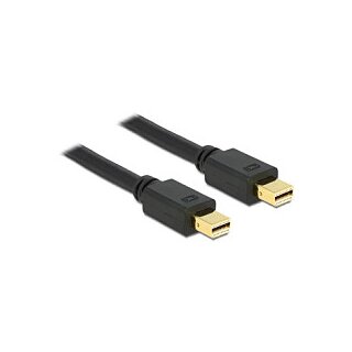 DELOCK Kabel mini DisplayPort St / St 0.5m schwarz