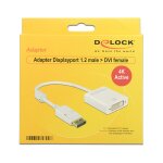 Adapter DisplayPort 1.2 Stecker > DVI Buchse 4K Aktiv...