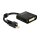 DELOCK Adapterkabel mini Displayport 1.2 Stecker mit Schraube > DVI 24+5 Buchse 25cm schwarz aktiv