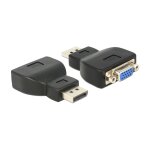 Adapter DisplayPort 1.2 Stecker > VGA Buchse schwarz